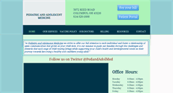 Desktop Screenshot of pediatricandadolescentmedicine.net
